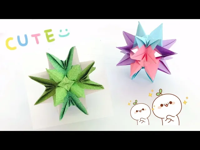 折纸好看还能偷懒的花球,只要六个小单元